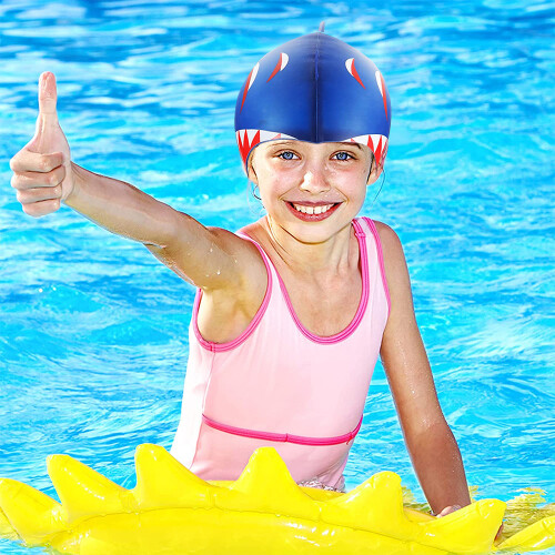 High Quality Silicone Swimming Caps, Ergonomically Designed For Kids 2
