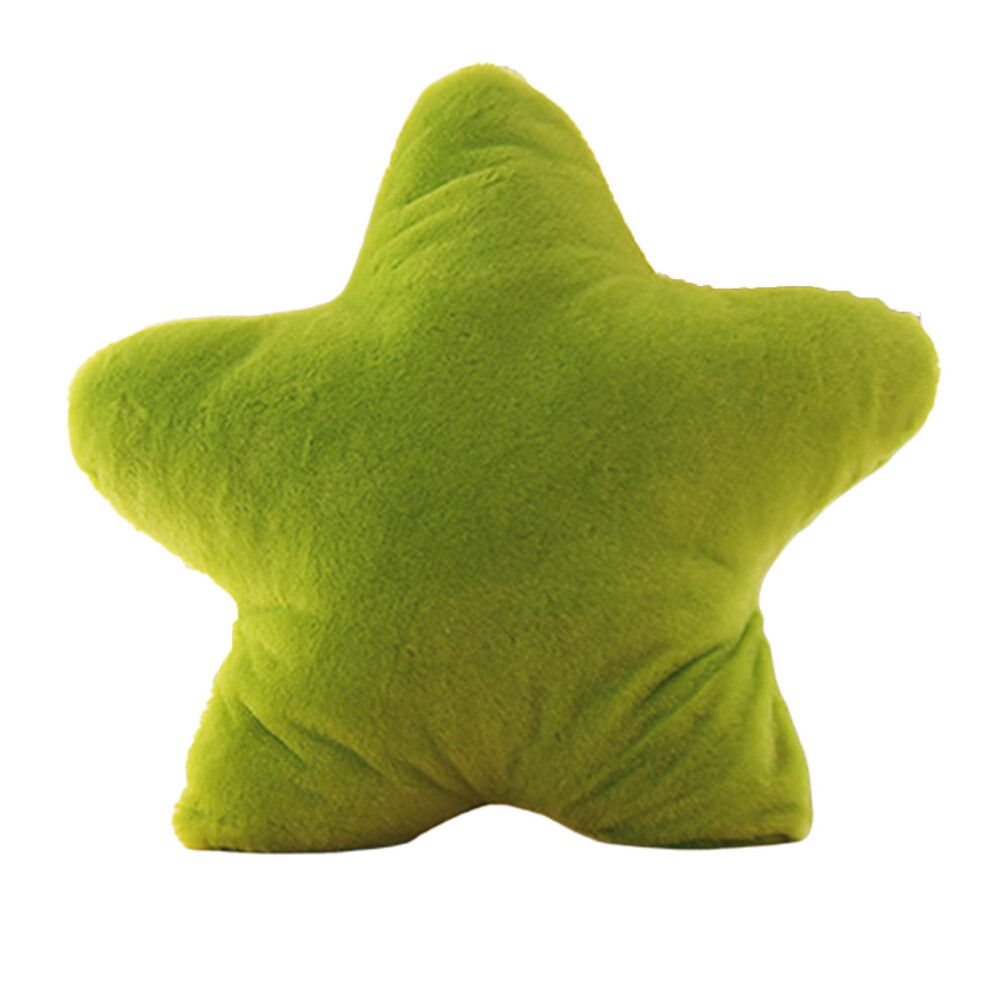 Cute Colorful Star Toys Soft Plush Cushion Five-pointed-Green