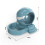 Hamster Bowl Detachable Hideouts House Stable Plastic-orange 4