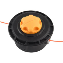Vervangende trimmerkop van OEM, maximaal snijcomfort met eenvoudige installatie voor bosmaaiers, voorgemonteerd met draad voor direct gebruik.