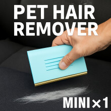 (Mini) Pet Hair Remover Carpet Rake With Dual Blades - Long Handle Dog Carpet Cleaner For Rugs & Stairs - Spring Cleaning Must-