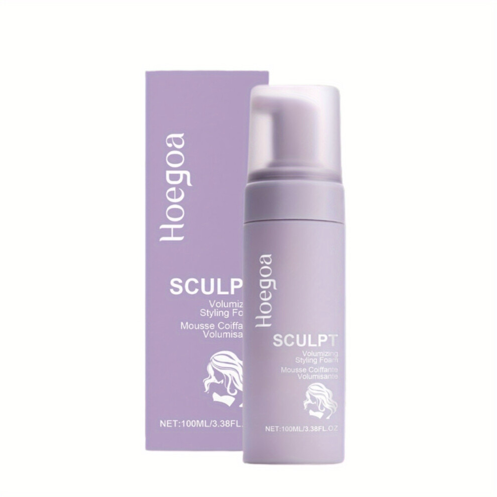 (100ml) 100ml Hair Volumizing Mousse for Styling, Refreshing and Comfortable Long-Lasting Hold Foam, Suitable for Summer and