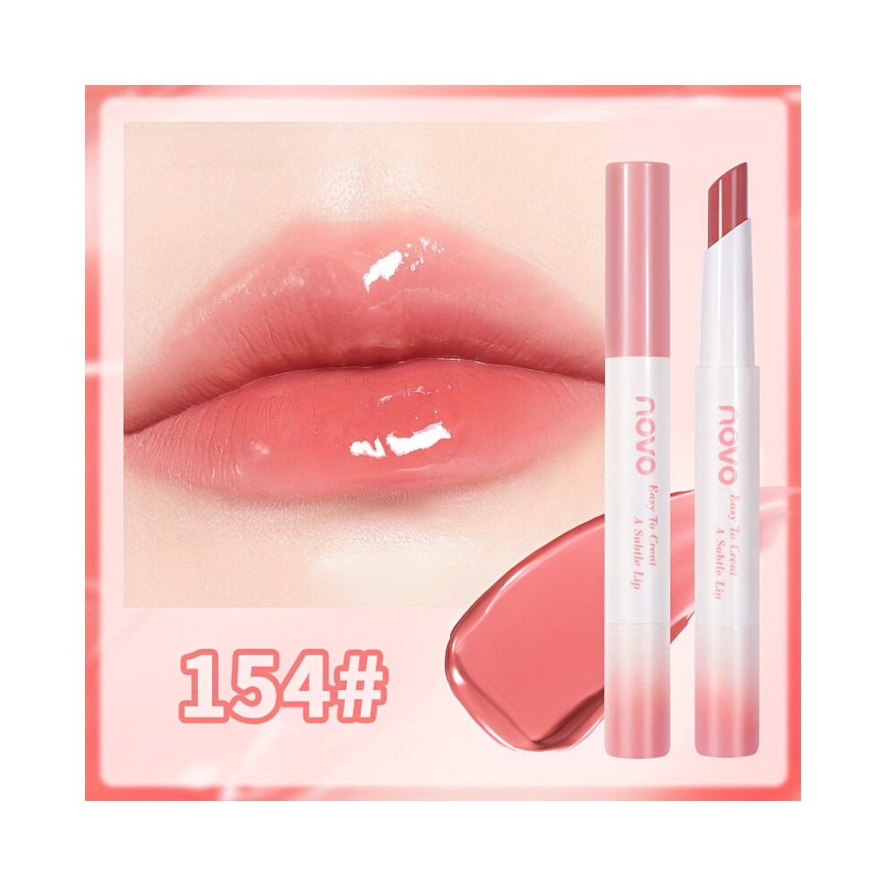 (154) Lightweight Moisturizing Lipstick, Mirror Shine Lip Gloss, Long-Lasting Hydration, Non-Sticky, Multi-Purpose Lip and