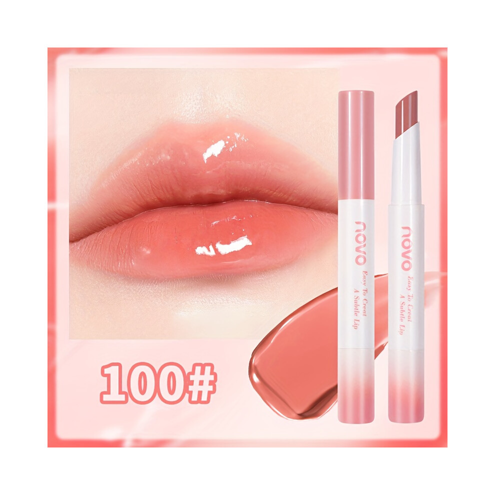 (100) Lightweight Moisturizing Lipstick, Mirror Shine Lip Gloss, Long-Lasting Hydration, Non-Sticky, Multi-Purpose Lip and