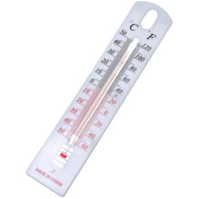 Wandthermometer mit Celsius- und Fahrenheit-Anzeige für Zuhause, präzises Dual-Skalen-Messgerät, einfache Installation, tragbar, wetterfest für