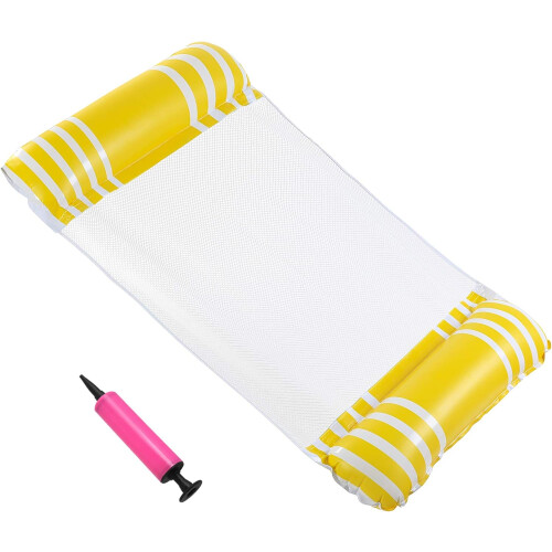 Multipurpose Pool Float, High-quality PVC Inflatable Pool Float with Inner Mesh Fabric for Cool Water Soaking, Portable for Easy Carrying