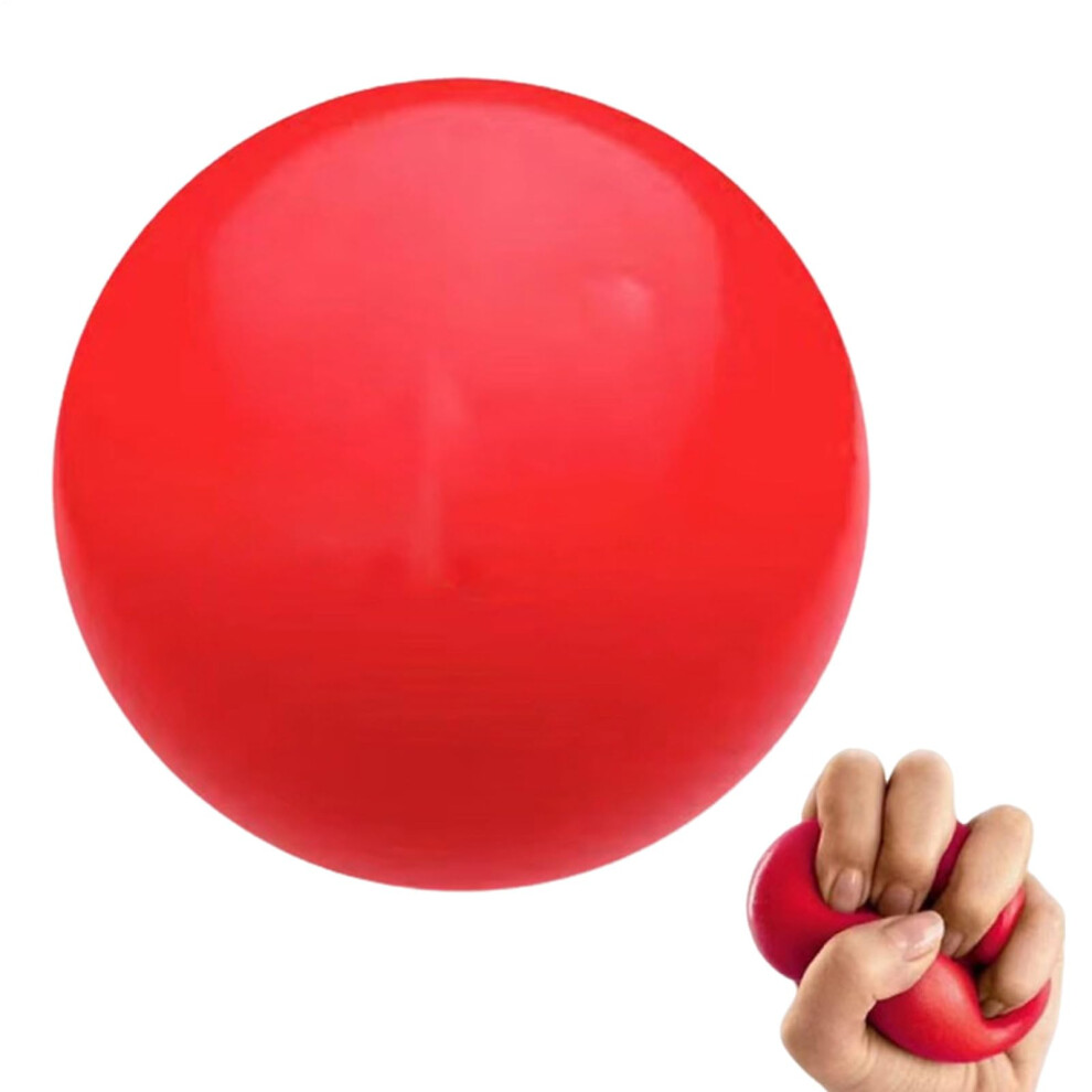 Red Stress Balls For Adults 50/70Mm Squeeze Balls For Hand Therapy & Grip Strength, Stress & Anxiety Relief,