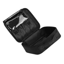 Portable Audio Effector Storage Pouch Shockproof Case Comfortable Handle Black Organizer Bag For Mics And Small Parts