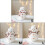 Christmas Snowman Decorations Plush Snowman Doll Tabletop-M 4