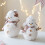 Christmas Snowman Decorations Plush Snowman Doll Tabletop-M 7
