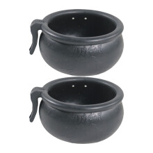 2Pieces Heavy Duty Rubber Chicken Feeder Cup Safe Poultry