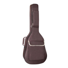 Guitar Backpack 3641 Inch Waterproof Oxford 12mm Padded Cotton Soft Carry Case For Acoustic Guitars Black And Coffee