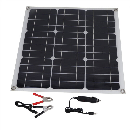 Μονοκρυσταλλικό ηλιακό πάνελ 30W18V, Συντηρητής μπαταρίας για συσκευές 12V, Φορητός