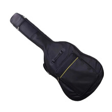 Guitar Backpack 41 Inch Acoustic Waterproof Rip Stop Oxford Nylon Double Straps Padded Black Guitar Case 1PC