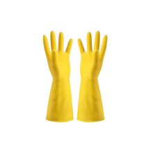 Cleaning Gloves Dishwashing Gloves Heavy Duty Latex Rubber Waterproof WearResistant Kitchen Size M Yellow 1/3/5/10 Pcs