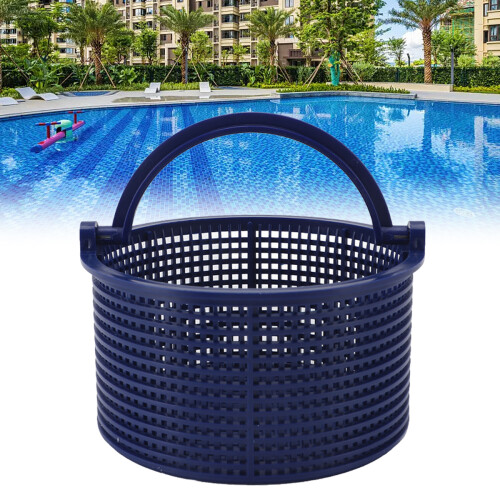 Filter Basket Assembly with Removable Handle, Skimmer Basket Replacement for Automatic Skimmers Compatible with Inground Pool Efficient Debris Collect 1