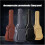 Guitar Backpack Protective Storage Case For Acoustic Guitar Waterproof Khaki 5
