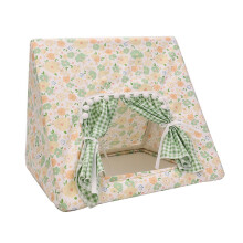 Hamster Tent Bed with Curtain Small Animal Hideouts House-B