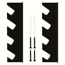 Garage Tool Organizer Wall Mounted Metal Rack For Garden Tools Keeps Tools Neatly Stored Space Saving Compact Design