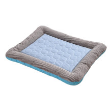 Ice Silk Cat Cooling Mat Medium Size Blue Wear Resistant Chill Sleeping Pad For Cats And Small Pets