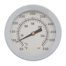 Temperaturanzeige Ersatz Ovaler Deckel Thermometer Digitales Hygrometer Thermometer Gasgrill Thermometer Edelstahl Hitzeanzeige Präzisionsmessung