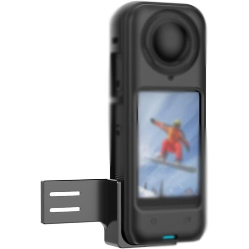 Microphone Mount Aluminum Alloy Construction External Microphone Compatible Accessory for Insta360 X5 2