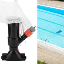 Manguera de jardín accionada por presión de agua, herramienta de limpieza multiusos para spas, piscinas y más, que garantiza un entorno acuático