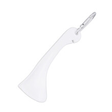 Draagbare plastic voerlepel voor katten, lichtgewicht en met een gladde rand.