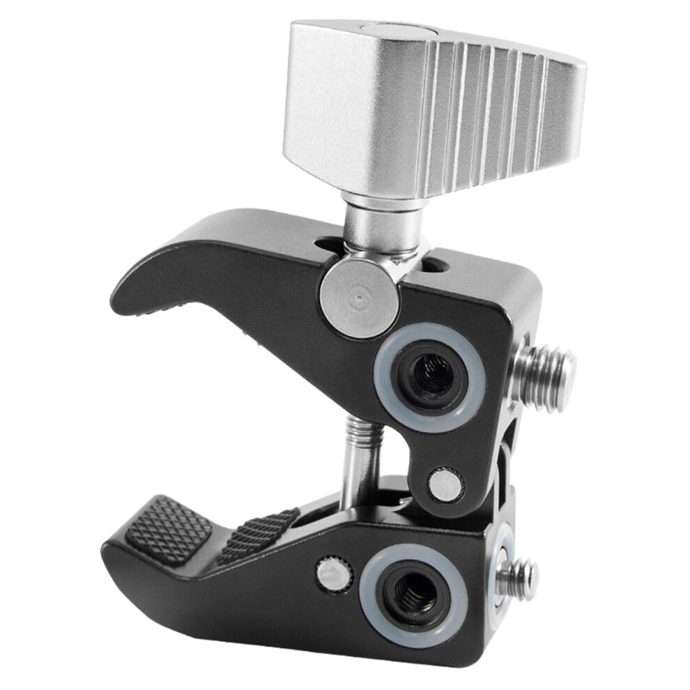 Camera Mounting Clamp 1/420 And 3/816 Threaded Screw For Dslr Camera Led Studio Photography Light 9067246126193