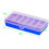 Fishing Lure Storage Container Double Layer Tackle Box Plastic Box Blue 2