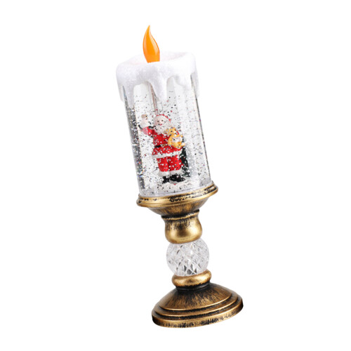 Revolving Snow Globe Decoration Energy Efficient LED-Old man