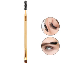Brosse à sourcils double embout, brosse biseautée pour sourcils, pinceau cosmétique pour maquillage