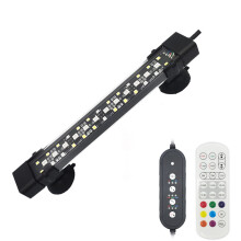 Oasi sottomarina, barra luminosa a LED per acquario, luce RGB sommergibile per acquario, funzione timer, luminosità regolabile, effetto graduale
