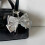 Y2K Inspired Silver Bowknot Keychain Charm with Retro-Silver 2