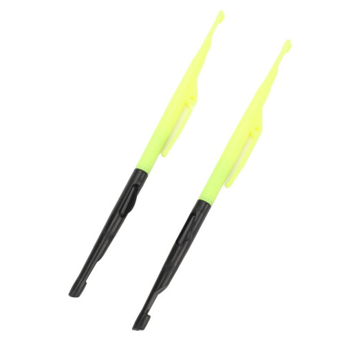 Efficient Fish Hook Remover 2PCS Plastic Steel Fishing Tool Set