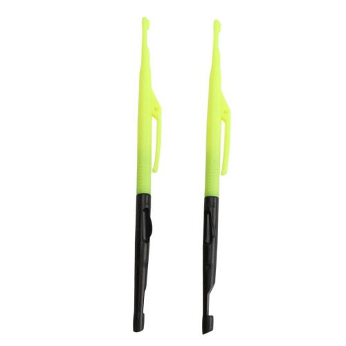 Efficient Fish Hook Remover 2PCS Plastic Steel Fishing Tool Set 1
