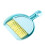 Mini Blue Dustpan and Brush Set Versatile Table and Keyboard Cleaning Tool 1
