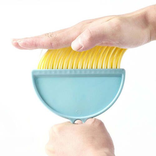 Mini Blue Dustpan and Brush Set Versatile Table and Keyboard Cleaning Tool 2