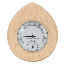 Badstutermometer for badstu, bad, svettestrålerom, digitalt hygrometer, høy temperaturbestandig, elegant design