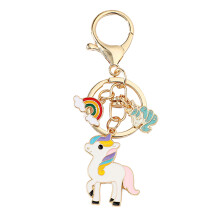 Fashion Horse Keychain Rainbow Metal for Personalize Styles-A