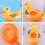 Εύκολο φουσκωτό σχέδιο Jumbo Rubber Ducky, παχύ υλικό προστασίας περιβάλλοντος για το 4
