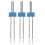 Durable 3mm 3Pcs Double Needles Set with Storage Box - Sewing Accessories 2