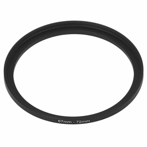 Aluminum Alloy 67‑72mm Filter Adapter Ring Step Up Converter 1