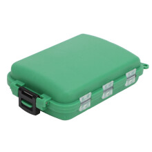 2 stuks waterdichte, grote plastic viskisten - groen