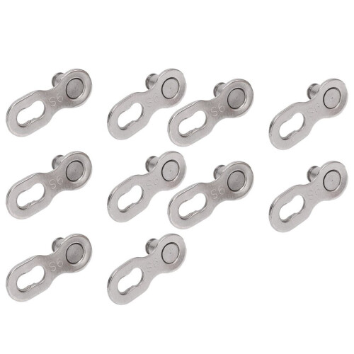 5 Pair Steel Bicycle Chain Link Connectors, Durable Quick Release Buckles 1