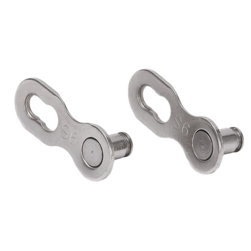 5 Pair Steel Bicycle Chain Link Connectors, Durable Quick Release Buckles 2