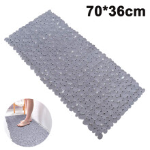 Non-Slip Pebble Bathtub Mat, Hygienic Material: Eco-Friendly Pvc, Custom Cutting For Optimal Fit, Fast Drying Design, Easy To Clean, Perfect For Bathr