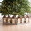 LED Illuminated Christmas Tree Collar Wooden Decorative Base 2