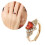 Modische verstellbare Fingerringe mit Kupferstruktur, geeignet 2