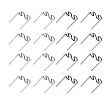 Universell 100 st/set förskurna 0,6 mm-0,8 mm varma platta klammer för reparation av plasthäftapparater